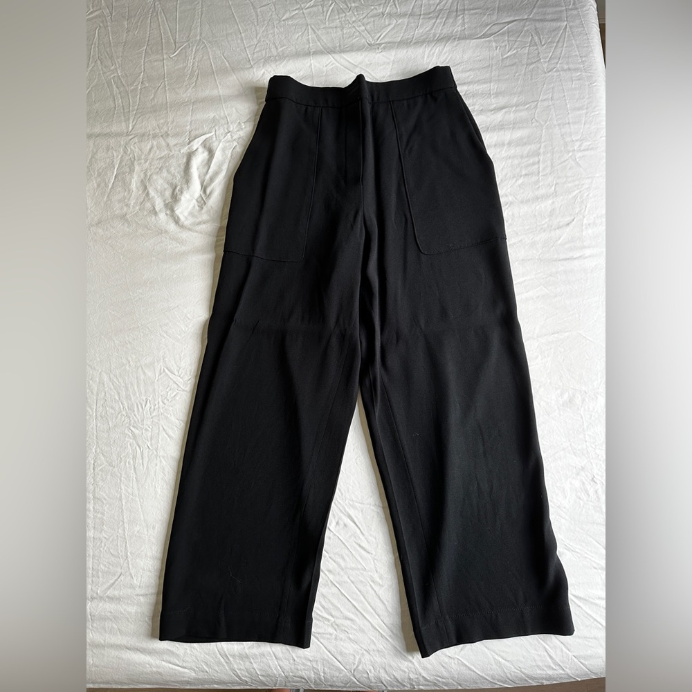 Aritzia Babaton Black crepe dress pants